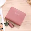 Cartera corta para mujer estudiante Volkswagen, nueva, compacta, simple, con cremallera, multifuncional, exquisita y duradera, tarjetero