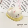 Accesorios de Resina DIY de Dibujos Animados, Zapatillas 3D, Pinzas para el Cabello de Pegamento de Crema, Dijes de Zapato para Funda de Teléfono, Colgantes para Llavero