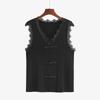 Top de Verano para Mujer Talla Grande con Cuello en V 2026 Chaleco de Punto de Verano para Mujeres de Talla Grande, Adecuado como Prenda Exterior o para Vestir por Capas, Talla Extra Grande 22331