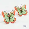 Decoración de pastel mariposa arreglo escena de boda mariposa grande 3D pasador para el pelo tocado accesorio para el pelo Hanfu fotografía mariposa falsa