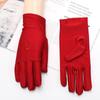 Guantes de protección solar de verano para mujer, primavera y otoño, finos, para andar en coche eléctrico, conducción, etiqueta, joyería elástica de encaje, protección UV