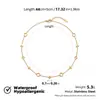 Pulsera de Acero de Titanio Que No Se Desvanece, Pulsera de Acero de Titanio para Mujer, Trébol de Cuatro Hojas de Acero Inoxidable, Lujo Ligero, Incrustada con Diamantes, Sensación de Alta Gama, Venta al por Mayor Transfronteriza