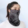 Verano conducción al aire libre y ciclismo seda de hielo tipo envolvente máscara protectora solar anti-ultravioleta cuello anti-transpirable máscara protectora solar