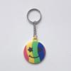 Llavero de Bolso de Expresión Arcoíris Nuevo Transfronterizo PVC Pegamento Suave Personalizado Día de San Valentín Colgadores de Llaves Puesto Pequeños Regalos