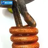 Intercambiador de calor de serpentín de tubo aleteado para caja de cambios