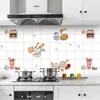 Papel tapiz de cocina a prueba de aceite, autoadhesivo y engrosado, impermeable, resistente al aceite y al calor, para protección de paredes, resistencia al fuego y cubrir imperfecciones