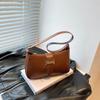 Bolsa de Axila Retrô de Alta Qualidade para Mulheres 2025 Nova Tendência de Bolsa Feminina Bolsa de Ombro Fashion Bolsa Crescente de Estilo Simples e Ocidental