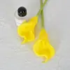 Flores Artificiais Lírio Calla, Textura PU, Fornecimento Transfronteiriço, Arranjos Florais de Casamento, Decoração de Casa, Flores Artificiais Atacado