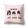 Funda de almohada de poliéster decoración de coche funda de almohada con estampado para el hogar QTP10