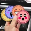 Posavasos Redondo de Goma Antideslizante para Coche Decoración Interior de Coche Creativa de Dibujos Animados Lindo Almohadilla de Almacenamiento Almohadilla de Tanque de Almacenamiento