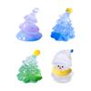 Paisaje en Miniatura Creativo Lindo Árbol de Navidad Muñeco de Nieve Casa de Muñecas Decoraciones DIY Accesorios para Colgar Mini Adornos