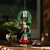 Presente para o Festival do Barco-Dragão: Sachê de Artemísia Mini Artesanal, Leque Tecido, Decoração Sino dos Ventos, Presente para Carro, Produto Acabado