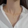 S925 Prata Coreano Estilo Dupla- camada de Diamante Cruz Colar Temperamento Simples Personalidade Pescoço Jóias Femininas D9765