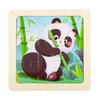 Rompecabezas de madera de 9 piezas transfronterizo para la educación de la primera infancia, educativo, animales de dibujos animados, tráfico, cognitivo, rompecabezas de madera al por mayor