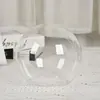 Bola de Flor Eterna Cobertura de Vidro Decorações Modernas para Casa Feito à Mão Película Manual Tampa de Poeira de Flor Seca Transparente