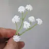 Tenedor Individual Pequeño Blanco Cielo Estrellado de Milán Flor Artificial Flor Falsa Venta al por Mayor Ramo de Novia Flores para Escenario de Boda