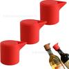 Popular Tapón Sellador de Vino de Silicona, Tapón para Champagne, Tapón Creativo Casero a Prueba de Fugas para Conservar la Frescura, Tapón de Botella de Vino de Doble Capa Extraíble