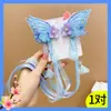Nuevos accesorios Hanfu para niños clip de borla de mariposa estilo antiguo popular súper hada girl pasador de cinta accesorios para el cabello