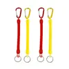 Dispositivo de Control de Peces con Cuerda Antiperdida, Cuerda de Resorte de Alambre de Acero, Cuerda Antiperdida para Equipo de Pesca, Gadget Antiperdida, Cuerda Elástica para Cañas de Pesca de Mar