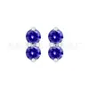 F136 Titanio Doble Diamante Frijol Pequeño Rosca Pendientes Clavos de Labio Transfronterizo G23 Aleación de Titanio Joyería para Piercing Corporal Clavos de Hueso de Oreja
