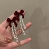 Brincos Coleção Pérola para Mulheres Ins Trendy K-Style Luxo Acessível High-End Elegantes Brincos Retrô 2025 Novos Brincos