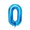 Globo digital de 16 pulgadas del 0 al 9 para Año Nuevo, luna llena, fiesta de cumpleaños, decoración, globo de película de aluminio degradado, venta al por mayor