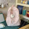 Mochila de Gran Capacidad para Viajes Diarios para Niñas Nuevo Estilo 2026 Mochila Escolar Estilo Universitario para Estudiantes de Secundaria Bolsa Versátil para Computadora