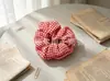Elásticos Frescos e Doces para Rabo de Cavalo, Scrunchies Grandes Xadrezes, Acessórios de Cabelo Estilo Coreano, Fornecimento Direto da Fábrica de Origem