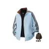Chaqueta Rayada Reversible con Cuello Alto para Hombre, Nuevo Modelo Primavera y Otoño 2026, Chaqueta de Béisbol Deportiva Casual para Jóvenes
