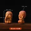 Ventas Directas de Fábrica Sándalo Dorado Zhakilam Piezas Talladas Pulsera Collar Wenwan Productos Semi-terminados Accesorios para Joyería DIY