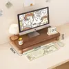 Organizador de escritorio, soporte para computadora de escritorio, elevador de monitor, base para pantalla de visualización, soporte de escritorio