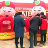 Máquina inflable para atrapar dinero modelo inflable accesorios bola máquina cilíndrica para atrapar premios máquina para atrapar dinero dibujos animados Dios de la Riqueza máquina para atrapar dinero accesorios