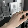 Anel de Verão Versátil em Prata de Lei S925 para Mulheres, Nicho High-End Moda de Luxo Leve Temperamento Que Não Desbota Anel de Dedo Indicador