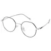 Gafas de Alta Calidad Estilo Coreano para Hombres y Mujeres, Modernos Armazones Ópticos Poligonales Retro de Titanio No Magnético 8541