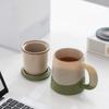 Taza de Té Estilo Chino con Separación de Té y Agua, Tapa, Filtro, Taza de Cerámica para Beber Té de Oficina, Taza para Hombres y Mujeres, Regalo Personalizable