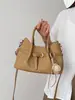 Bolsa de Mão Texturizada Tendência Transfronteiriça Pequena Tote Bag para Mulheres 2026 Nova Bolsa Tote Pequena Simples Versátil Bolsa de Ombro Transversal
