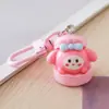 Llavero Popular Sanrio Color Macarrón Colgante de Corazón Dulce y Femenino Accesorios Decorativos para Mochila Escolar de Estudiante
