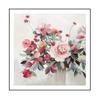 Pintura Nórdica em Aquarela Vaso de Flores Quentes Tela Pendurada Sala de Estar Sala de Jantar Parede de Fundo Decorativa Pintura com Moldura Interna