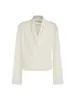 Suéter tejido de manga larga estilo francés UNSSPOKEN para mujer, cuello en V, jersey, elegante, de alta gama, diseño de nicho, top estilizado