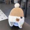 Gorro Lei Feng de Invierno para Niños de Spider-Man con Máscara Facial Forrada de Felpa y Calentador de Cuello, Gorro de Algodón del Noreste Integrado, Estilo de Dibujos Animados de Moda