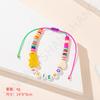 Pulsera de Oso Estilo Étnico Colorido Letra Arcilla Suave Hecha a Mano Cuerda Ajustable Joyería Transfronteriza Europea y Americana