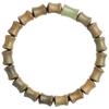 Pulseras de Sándalo Verde para Hombres y Mujeres, Cuentas de Sándalo para Jugar, Pulseras de Jade Hetian para Prosperidad y Avance