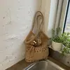 Bolso de Punto Hueco de Gran Capacidad Estilo Relajado para Mujer 2026 Nuevo Ligero Versátil para Viajes Diarios Bolso de Hombro Bolso Cubo