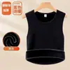 Chaleco de otoño e invierno para hombre, forrado de polar, engrosado, chaleco cálido, ropa interior térmica para hombre, camiseta base ajustada