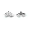 Pendientes de Petalo Gota de Agua Chapados en Oro de Titanio F136, Piercings de Nariz de Zirconia, Piercings de Cartílago, Joyería de Piercing de Aleación de Titanio G23, Piercings Cocleares