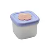 Caja de Embalaje para Suplementos Alimenticios de Silicona de Grado Alimenticio, Apta para Vaporizar y Congelar, para Puré de Carne y Sopa, Mini Caja de Conservación, Caja Portátil para Snacks para Llevar