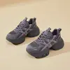 Zapatos de Papá de Influencer Europeos para Mujer Tendencia Ins 2025 Otoño Nuevos Zapatillas Gruesas de Moda Coreana