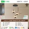 Lámpara de araña de lujo ligero estilo francés para mesita de noche de dormitorio con capullos de flor de pan de oro, creando una atmósfera acogedora, adecuada para mesa de comedor, altura ajustable, lámpara colgante para entrada L669