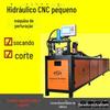 Máquina de perfuração automática de tubo quadrado de aço inoxidável pequeno máquina de perfuração CNC de liga de alumínio anti-roubo máquina de perfuração de tubo quadrado