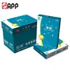 APP Samsung Bandeira Azul A3 A4 Papel para Cópia 70g Toda Polpa de Madeira Papel de Escritório Pacote com 500 Folhas/Caixa